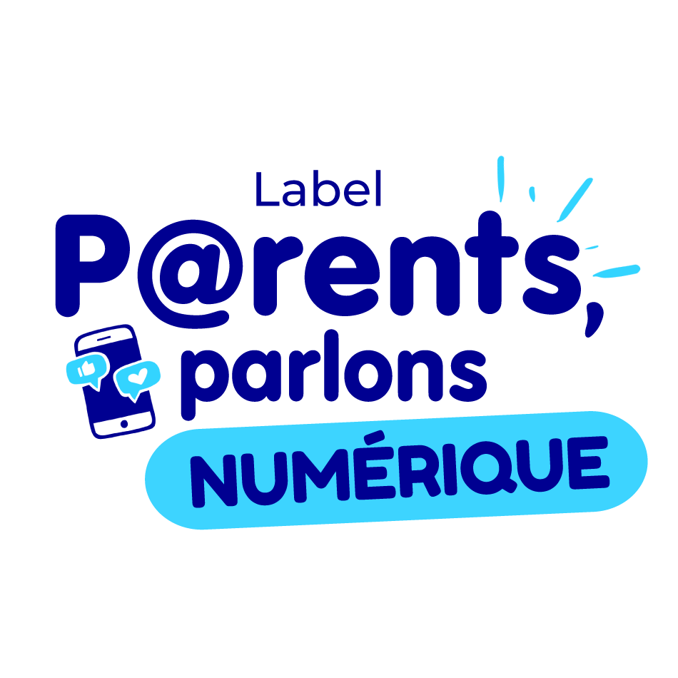 Logo du label "Parents, parlons numérique"